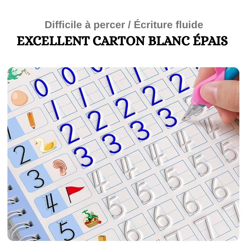 Pack 4 Cahiers Magiques — Écriture Propre en 1-3 Semaines