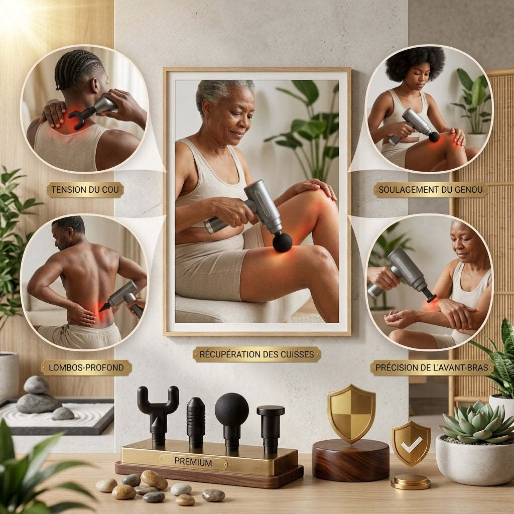 RELAXGUN - Pistolet de massage musculaire