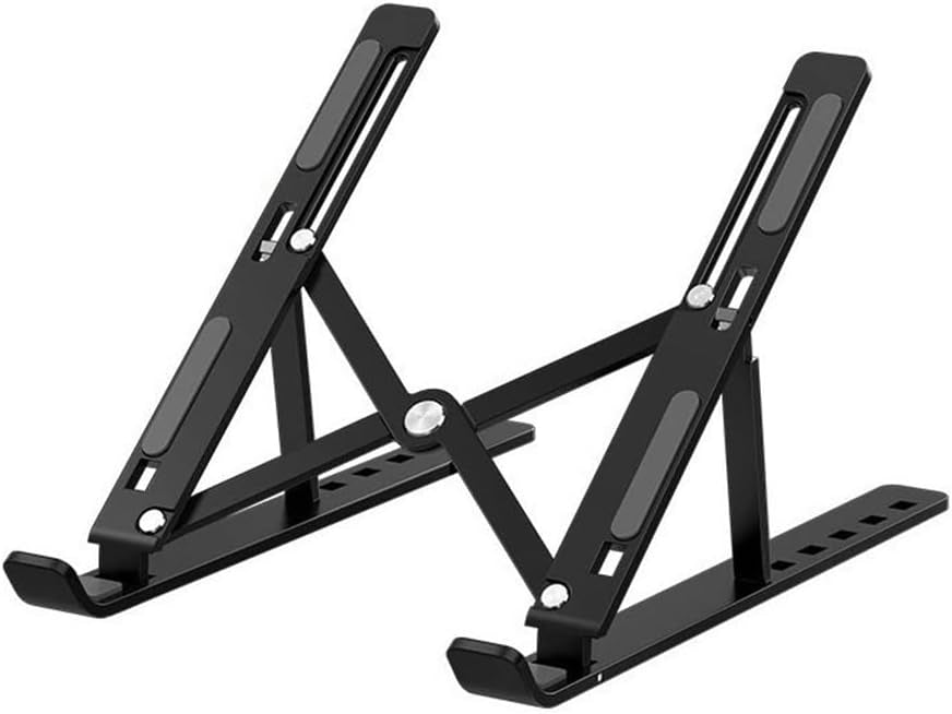 Support Laptop Aluminium Réglable — Ergonomie & Ventilation Optimale