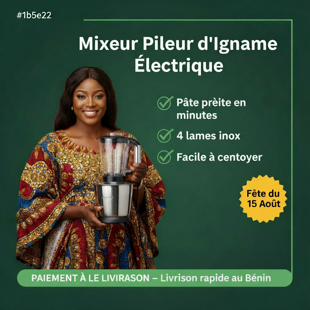 Bannière Mixeur Pileur d'Igname